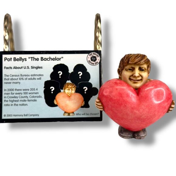 Harmony Ball Company Pot Bellys The Bachelor 2003 with Card - Picture 1 of 7